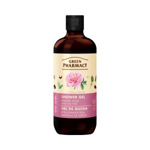 Gel tắm Green Pharmacy Hoa hồng Damask và Bơ hạt mỡ 500ml