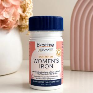 Viên uống bổ sung sắt hữu cơ Biostime Úc 30v