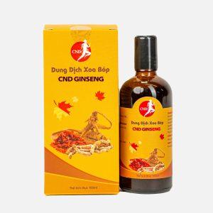 Dung dịch xoa bóp CND GINSENG hỗ trợ cải thiện đau nhức cơ xương khớp mãn tính 100ml
