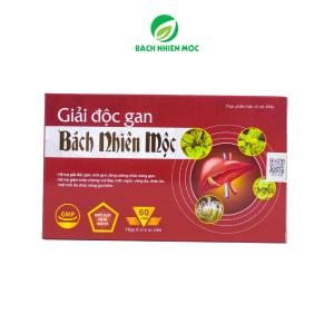 TPBVSK Giải Độc Gan Bách Nhiên Mộc hỗ trợ giải độc gan, mát gan (Hộp 60 viên)