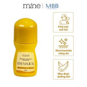 Lăn khử mùi nữ hương nước hoa Mine Stay Magical 50g
