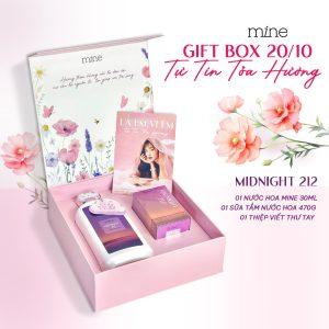 Hộp quà tặng Mine Sữa tắm & Nước hoa Midnight