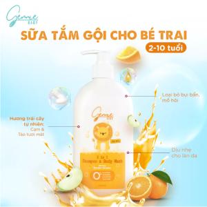 Tắm gội Gennie Baby 2in1  for Boys 400ml