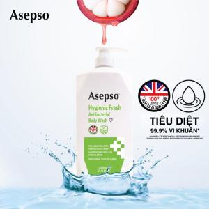 Sữa tắm kháng khuẩn ASEPSO sạch sâu tươi mát Chiết Xuất Thiên Nhiên 1000 ml