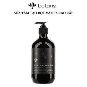 SỮA TẮM TẠO BỌT VÀ SPA CAO CẤP BOTANY -Cấp ẩm, đẹp da, kháng viêm-chi nhài, gỗ sắc hồng, hoa phong lữ (chai 500ml)
